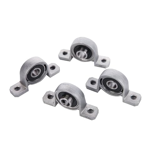 4 Pieces 8mm Bore Diameter Ball Mounted Pillow Block Insert Bearings