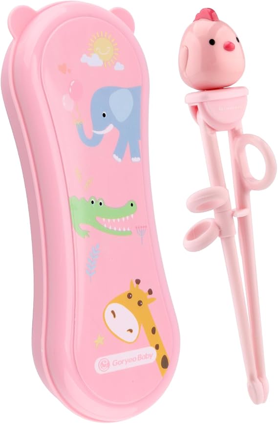 Kids Chopsticks - Made of High Quality Food Grade Material - Great Chopsticks for Kids - Includes Sturdy and Practical Portable Box