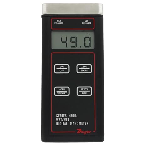 Digital Hydronic Manometer, 500 psi