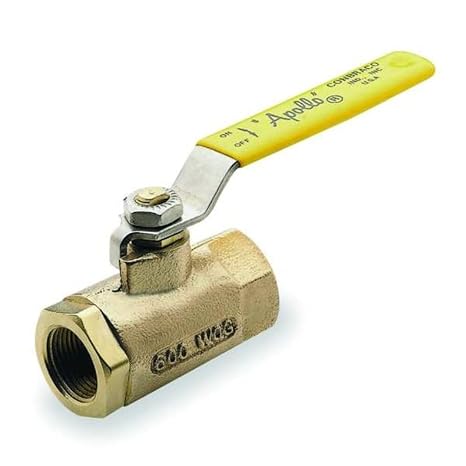 Apollo Valves 1/4" FNPT Bronze Ball Valve Inline 7014164-1 Each