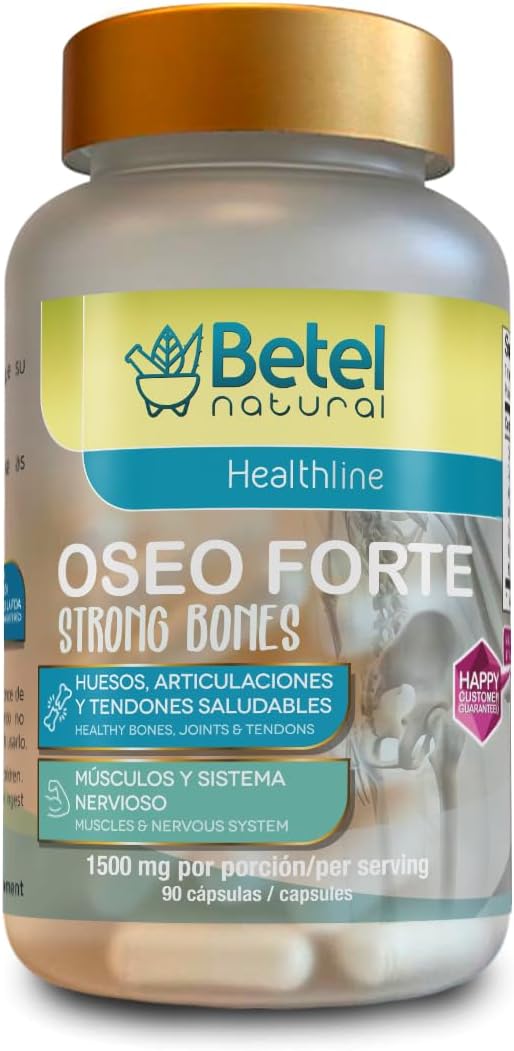 Betel Natural Oseo Forte Capsules All Natural Support for Strong, Healthy Bones - 90 Capsules