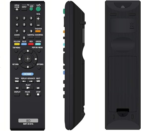 New RMT-B107A Remote Replaced for Sony BLU RAY DVD Player BDP-S570 BDP-S370 BDP-BX37 BDPBX57 BDP-S270 BDP-S470