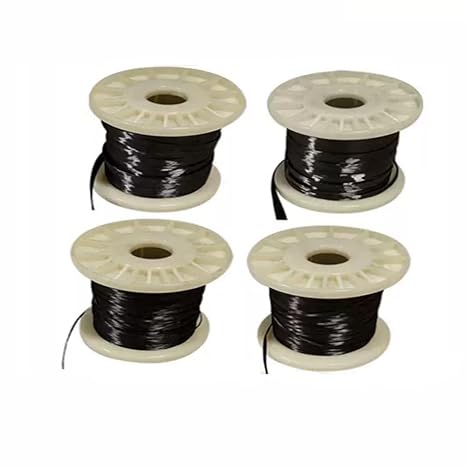 12K Carbon Fiber Wire Tow Continuous,Carbon Fiber Filament Yarn Thread Tape 10 Meters Long