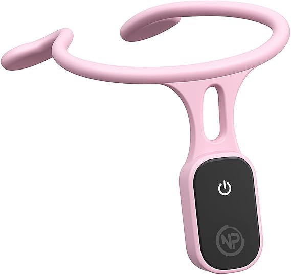 NPO Şarjlı Titreşimli Otomatik Hatrlatıcı,Kamburluk Giderici Ergonomik Akıllı Duruş Düzeltici (Pembe)