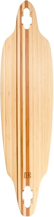 Bamboo Skateboards Longboard Deck - Blank Long Board Deck for Adults and Teens, Plain and Graphic Bamboo Decks