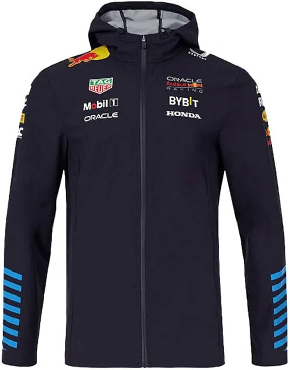Castore Red Bull Racing F1 2024 Team Rain Jacket, X-Large, Night Sky