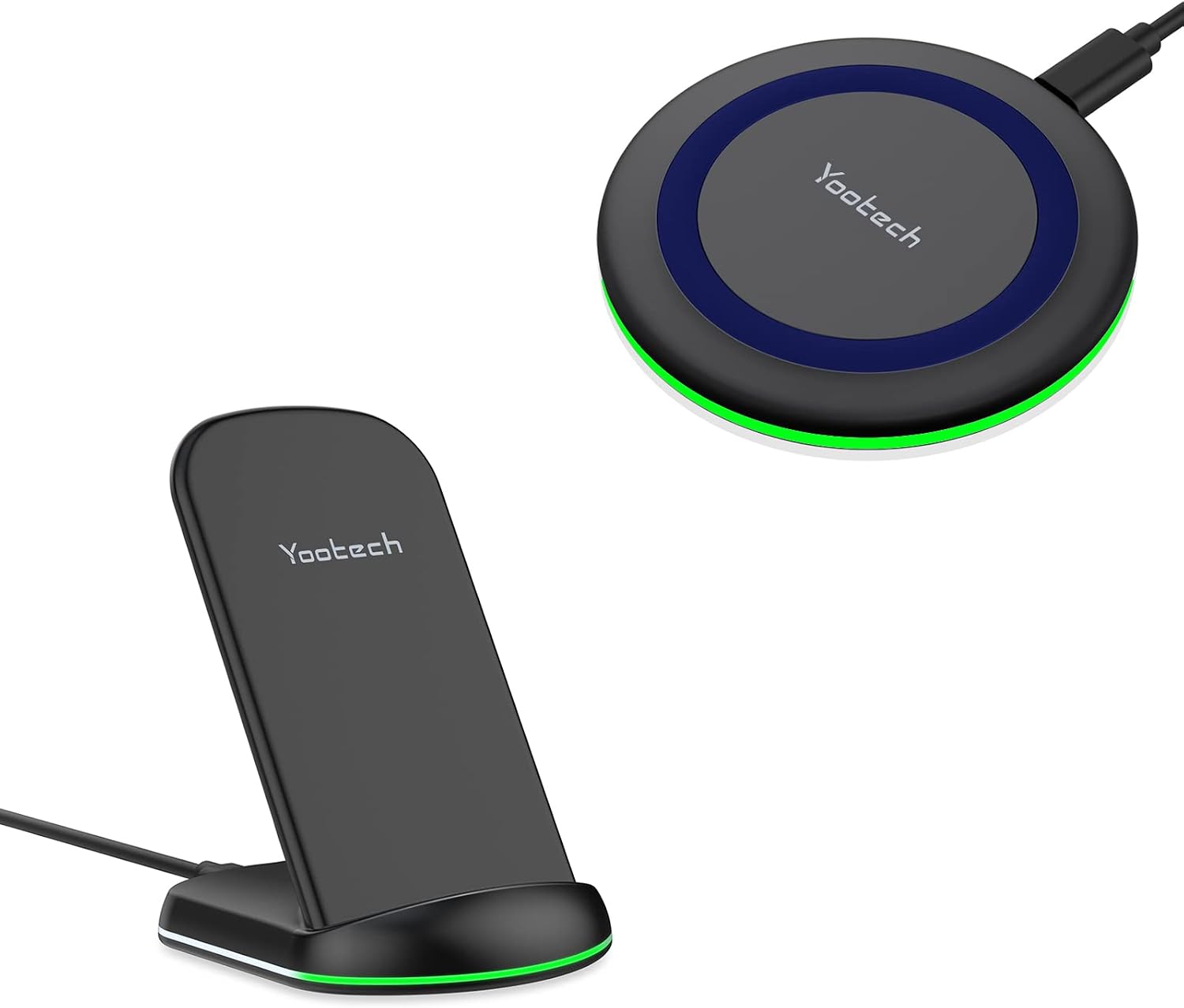 2 Pack] Wireless Charging Pad Stand Bundle