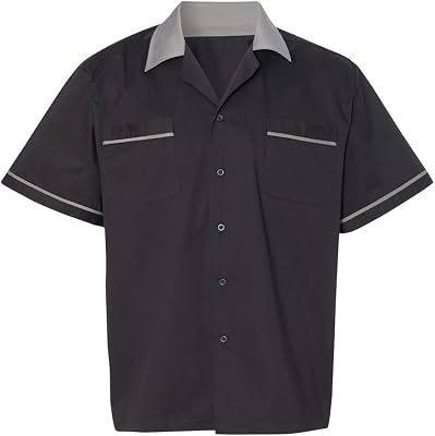 Hilton GM Legend Bowling Shirt XL Black Steel