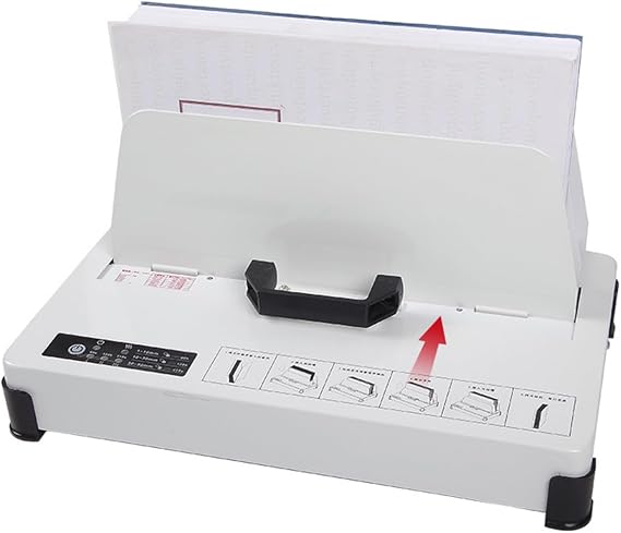 Thermal Binding Machine, Automatic Temperature Control, Electric Desktop Sheet Binder 1-50mm Hot Melt Machine Contract Document Invoice Folder