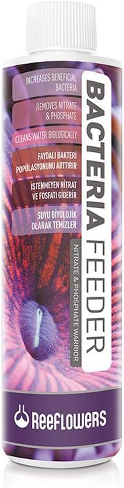 Reeflowers Bacteria Feeder Aquarium Nitrate and Phosphate Reducer 85 Ml BF85 Colorful