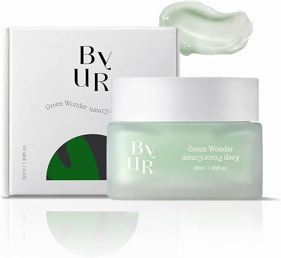 ByUR Moisturizing Face Cream, Pore Care, Soothing Green