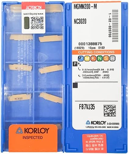 KORLOY 100% Original MGMN MGMN200 M MGMN200-M NC3020 Slot Blade Slotting Tool