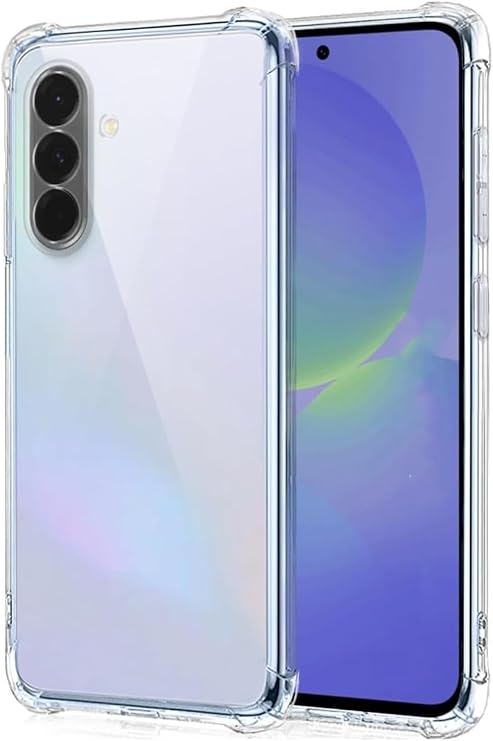 Samsung Galaxy A36 Cover Camera Protected Airbag Antishock Corner Protected Transparent Silicone Case