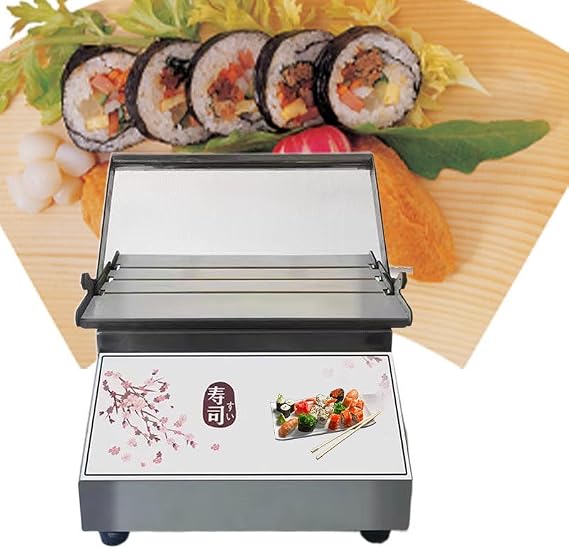 Sushi Making Kit,DIY Sushi Roller Mold Maker Small Circular Rice Roll Forming Machine, Bamboo Sushi Rolling Mat for Beginners, for Sushi Roller, Sushi Bazooka, Sushi Maker