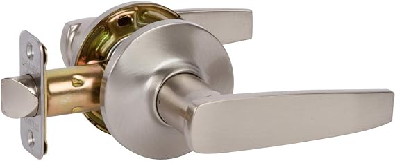 Delaney Milton Passage (Hall/Closet) Door Lever Satin Nickel