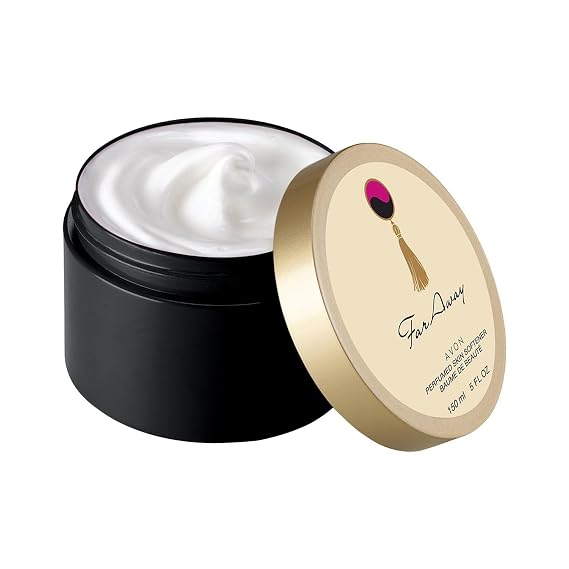AVON Far Away Perfumed Skin Softener - 5 oz | Body Cream for Women, Hydrating Moisturizer for Dry & Sensitive Skin, Body Moisturizer & Hand Cream with Silky Smooth Finish