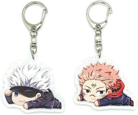 EBTY DREAMS Inc. - Set of 2 Jujutsu Kaise Acrylic Keychain Sukuna Ryoumen, Satoru Gojou v2