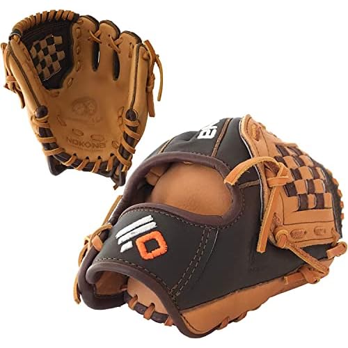 Nokona Youth Alpha S-50 9 TanBrown Closed Web Right Handers Baseball Glove