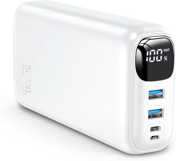 OHOVIV Portable Charger Power Bank 50000mAh,PD 22.5W Battery Pack