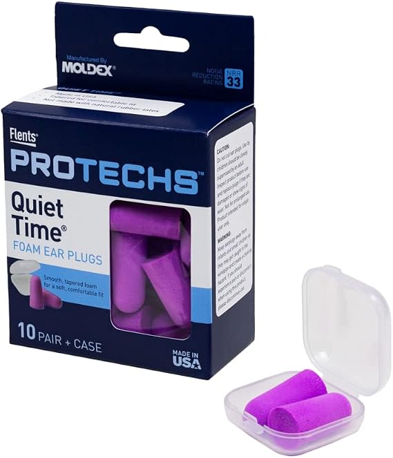 Breathe Right Original 30 Count Nose Strips to Reduce Snoring with Flents 10 Pair Foam Ear Plugs for Sleeping, Snoring, Noise