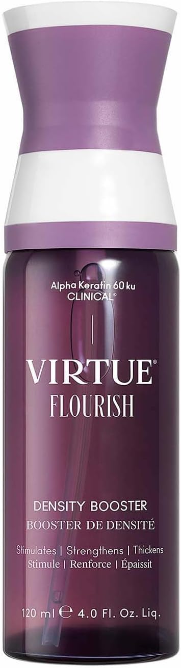 Virtue Flourish Density Booster Spray | Hair Growth Treatment for Thinning Hair | Supports Fuller-Looking Hair | 120 ml