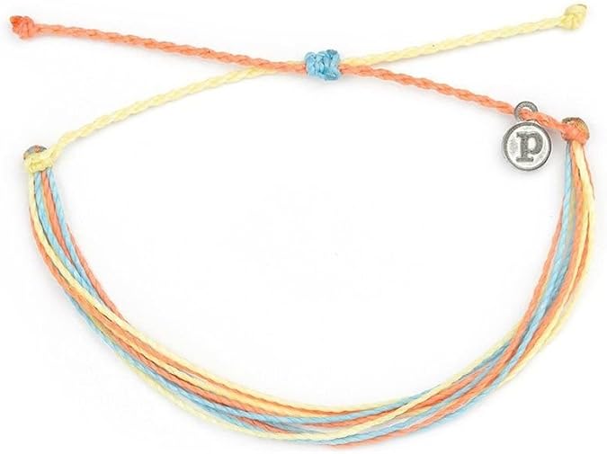Pura Vida Anklet 100% Waterproof Wax-Coated With Iron-Coated Copper Charm