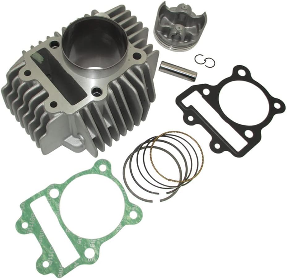Goten 62mm YX 160cc 4 Valve Engine Bore Ceramic Plated Cylinder Head Gaskets Piston Kit For Pit Dirt Bikes Mini Motocross YCF Stomp Thumpstar SDG GPX Pitpro Pitster Pro DHZ SSR Piranha