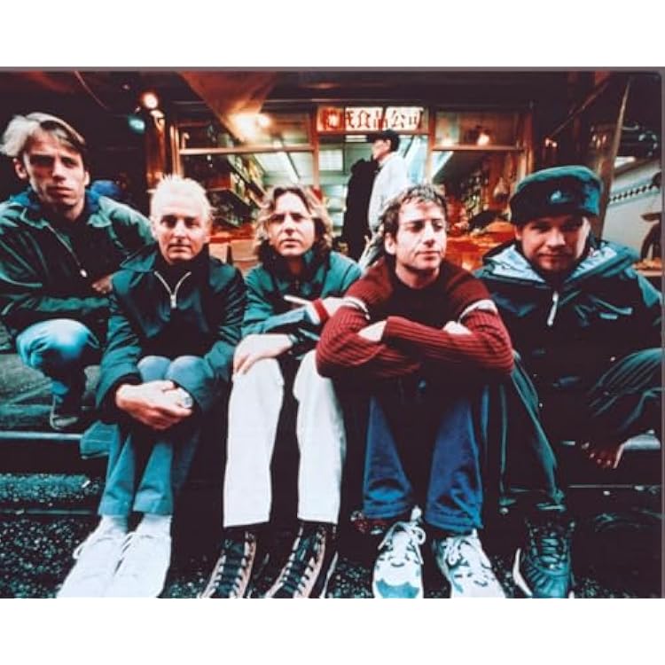 Pearl Jam Group Sitting On Curb Photo Print 8 x 10 - Item # MVM50253