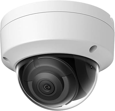 4MP AcuSense POE IP Dome Camera Outdoor, 2.8mm Wide Angle, 3-Axis, WDR, IP67, IK10, H.265 with Human and Vehicle Detection