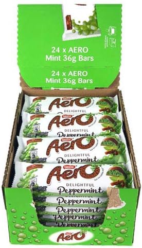 Nestlé Aero Peppermint Bar 36g - Pack of 24