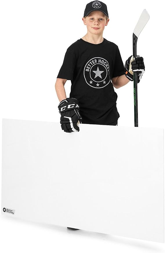 Better Hockey Extreme Pro Shooting Pad - Size 28 x 57 3/16 inches - Simulates the Feel of Real Ice - Easy to Carry - Great for Shooting, Passing and Stickhandling - Weather Proof Coating