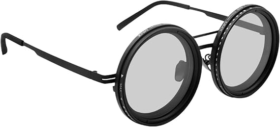 Adjustable Tint Polarized Round Sunglass with Stepless Adjustable Sunglass,Beach Sunglasses Eyewear with Adjustable Lens