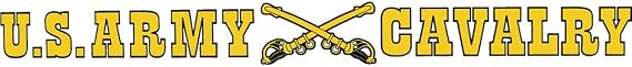 Mitchell Proffitt U.S. Army Cavalry Clear Window Strip
