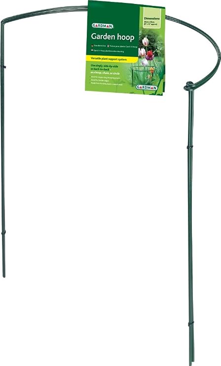 Gardman R741 Half Hoop Plant Support, 6" Wide x 16" High
