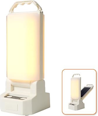 Camping Lantern, Solar Light 6000mAh Rechargeable with 1800300045006000K Four Adjustable Color Temperatures, Dimmable IP44 Outdoor Waterproof Lights for Camping, Outdoor Activities, Power Outage