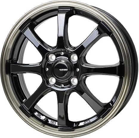 Wheels Only, Set of 4G.Speed P-08 Black & Bronze Clear, 16-inch, 6J+45 4H-100