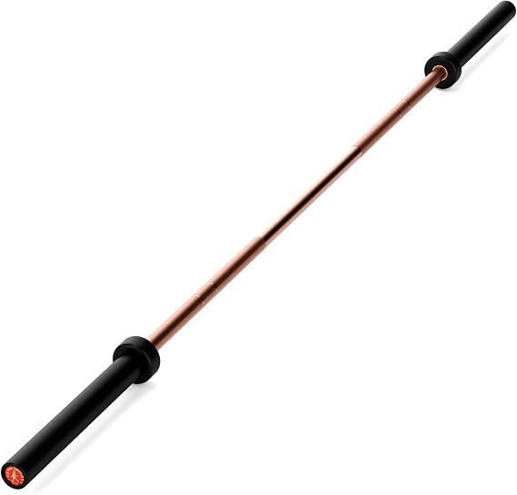 Olympic Weight Bar, 1500LB Capacity Barbell with Needle Bearings, Fits 2-Inch Plates, Knurled Grip Powerlifting Bar for Squats, Deadlifts, Bench Press & Weightlifting