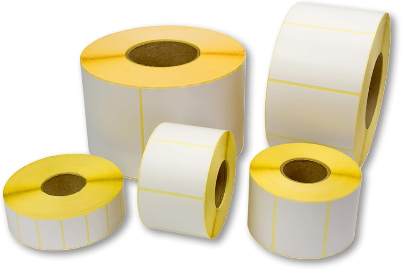 40x25 mm Termal Etiket, Barkod/Adres/Kargo Termal Etiketleri, Zebra ve Diğer Yazıcılarla Uyumlu