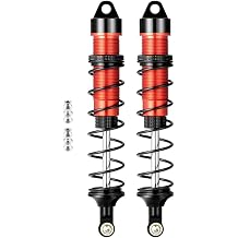 RC Car Front & Rear Shocks Set Adjustable Shocks Compatible with 1/8 Arrma Typhoon 6S Redcat FS/ZD Racing Buggy Truggy Replacement Parts (Rear)