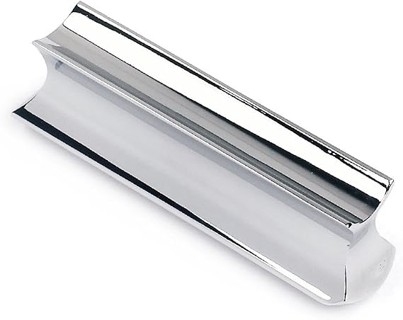 Alnicov Stainless Steel Guitar Slide Tone Bar for Dobro, Lap Steel Guitar, Hawaiian Guitar, Electric Guitar Accessories - Chrome
