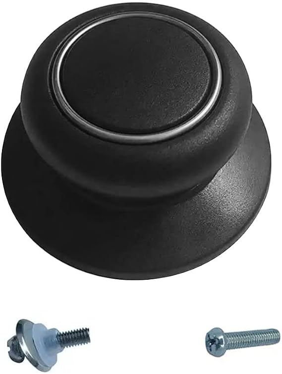 1 Pack Bakelite Kitchen Pot Lid Handle, Replacement Holding Handle Knobs | PoLids Top Replacement Knob -Heat Resistant for Casserole Kettle Cover Glass Saucepan Lid Pot-Black for Crockpot Lids