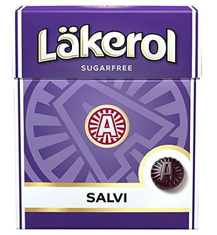 Cloetta Lakerol Salvi Pastilles 48 Boxes of 25g