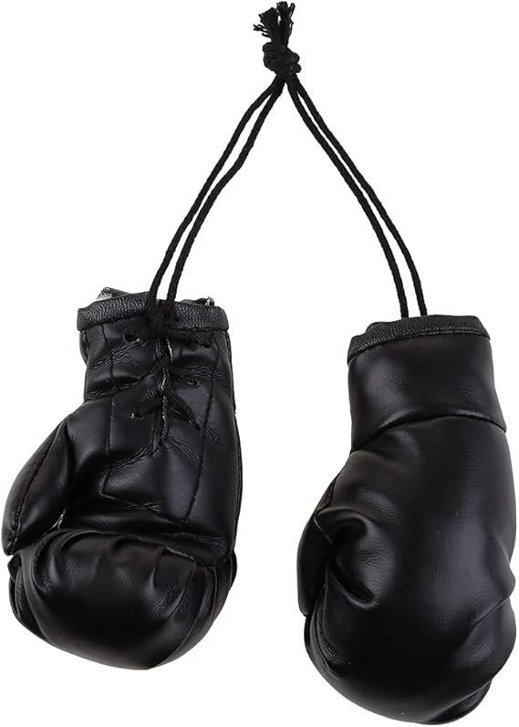 Mini Boxing Gloves - Miniature Accessories for Hanging Bag, Decorative Toys for Home, Car, Christmas Party Decor