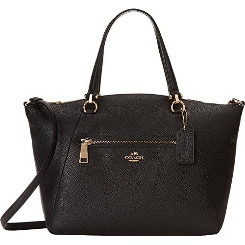 Coach Womens Pebbled Prairie Satchel