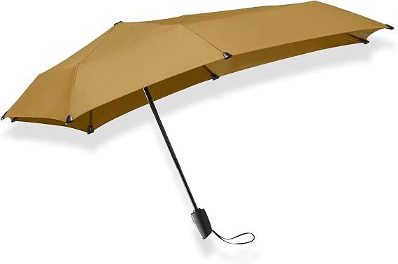 Senz Mini Automatic Windproof Umbrella - 35.8 x 35.8 in - Golden Palm