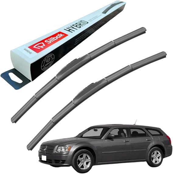 Silbak Windscreen Wipers, fits for DODGE MAGNUM (09/2004-08/2008) Front Wiper Blades, 550mm/530mm