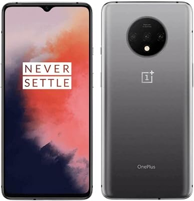 OnePlus 7T 8GB RAM 128GB ROM US Model HD1905 Factory Unlocked 6.55 inch AMOLED 90Hz Display Dual SIM Frosted Silver