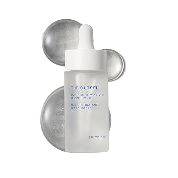 The Outset Ultralight Hydrating Face Oil with Squalane, Fast-Absorbing, Non-Clogging & Gentle Moisturizer, Fragrance-Free, Clean, Vegan & Gluten-Free Skincare for All Skin Types, Sensitive - 1 fl oz