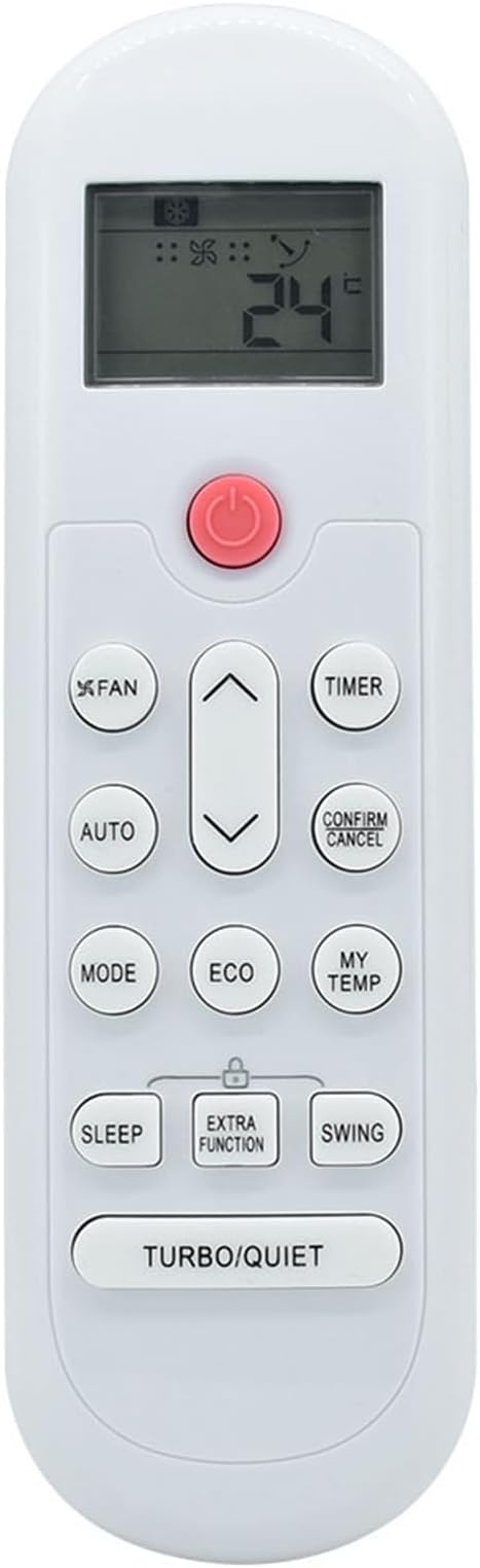001040455D Replacement Remote Control for Mabe Air Conditioner Easy Setsup Air Conditioning Remote Controller