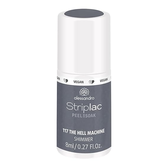 alessandro Striplac Peel or Soak Nail Polish -117 The Hell Machine for Women-0.27 oz